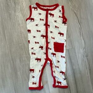 🇨🇦 Kyte BABY Sleeveless Romper in True North 🇨🇦